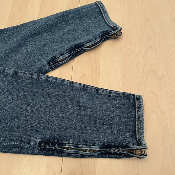 J Brand Capri Zip Skinny Leg Denim Tone Jeans Women's 25 - Picture 8 of 9